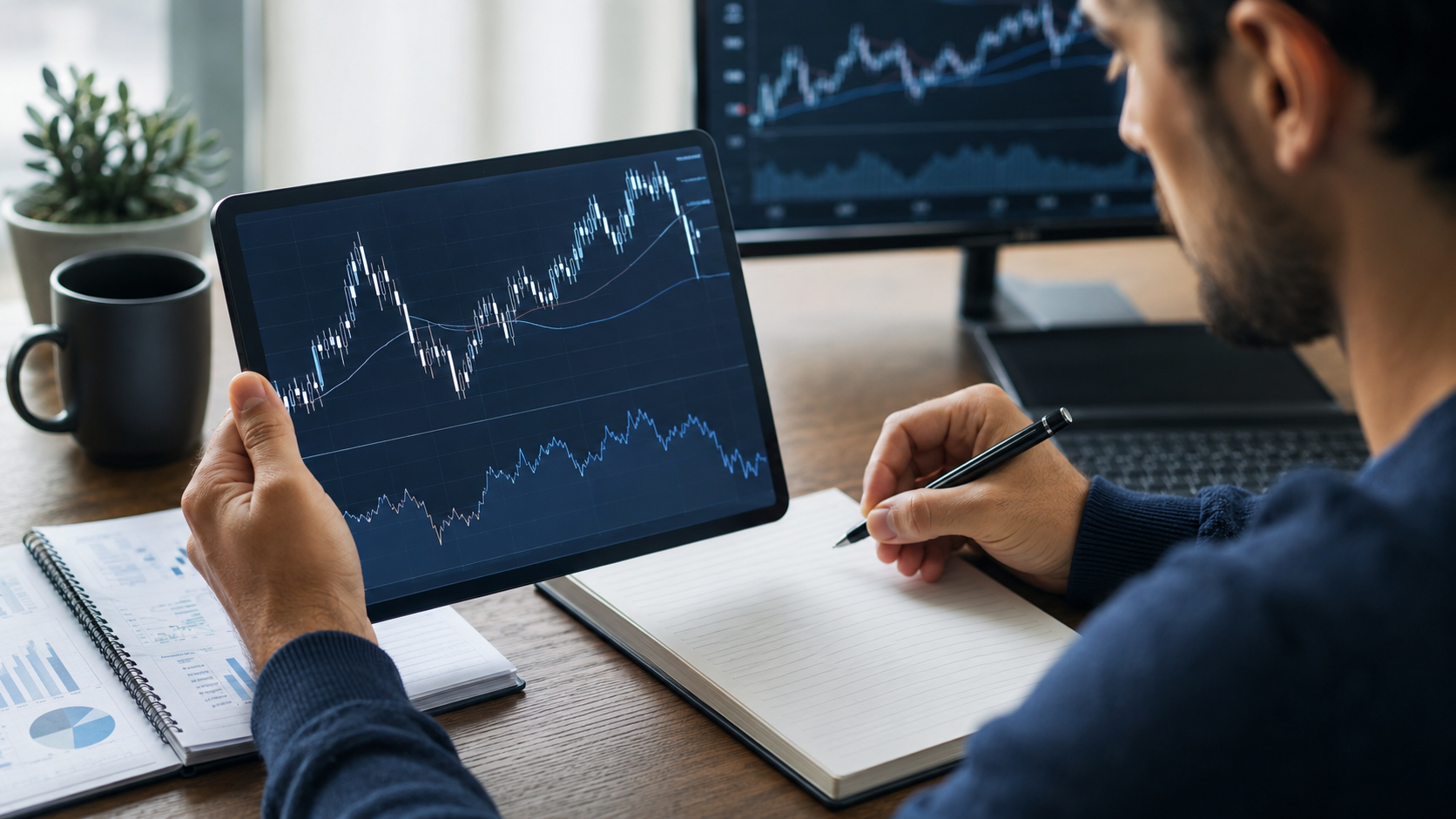 Análisis de gráficos y datos de mercado para tomar decisiones fundamentadas